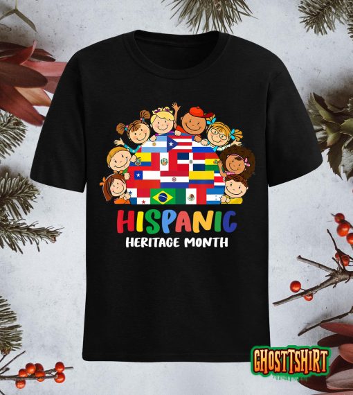 Hispanic Heritage Month Shirt Kids Boy Girl Toddler Latino T-Shirt