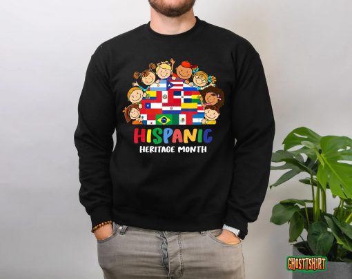 Hispanic Heritage Month Shirt Kids Boy Girl Toddler Latino T-Shirt