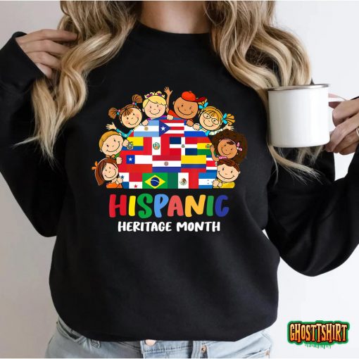 Hispanic Heritage Month Shirt Kids Boy Girl Toddler Latino T-Shirt