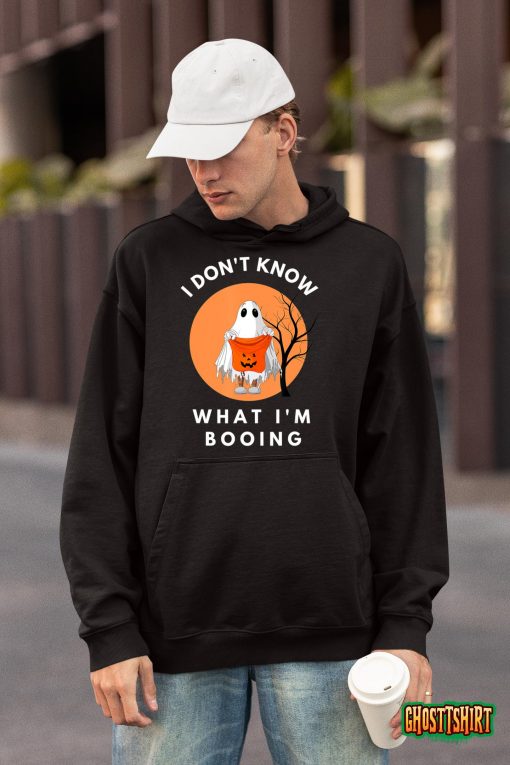 I Don’t Know What I’m Booing – Cute Ghost – Funny Halloween T-Shirt
