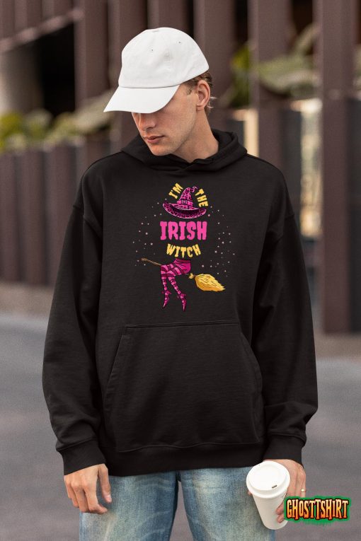 Im The Irish Witch Halloween Irish T-Shirt