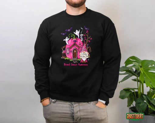 In October We Wear Pink Gnome Halloween Pumpkin – House T-Shirt
