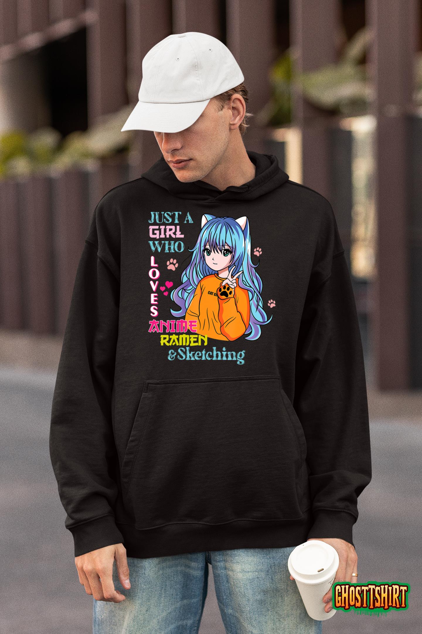 Anime Shirt, Just A Girl Who Loves Anime Shirt, Anime Shirt Girls