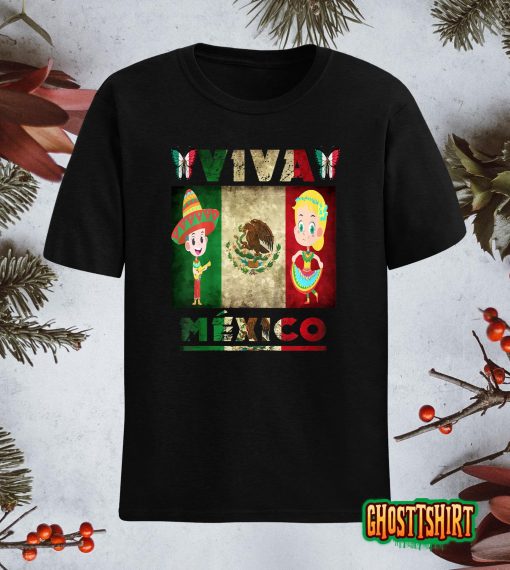 Kids Mexican Independence Day Maracas September 16 Toddler Mexic T-Shirt