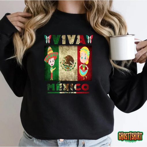 Kids Mexican Independence Day Maracas September 16 Toddler Mexic T-Shirt