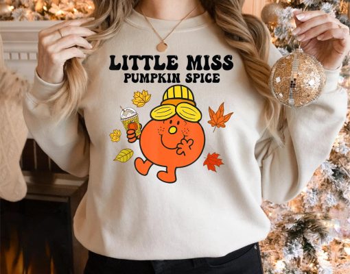 Little Miss Pumpkin Spice Cute Fall Pumpkin Thanksgiving T-Shirt