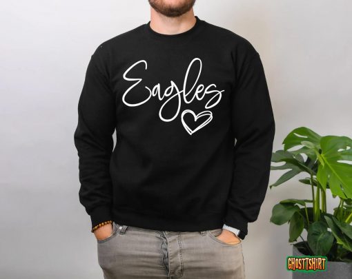Mascot Sports School Spirit Eagles Back to School Shirt T-Shirt
