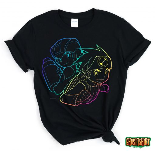 Mega Man Battle Network Gaming Design T-shirt