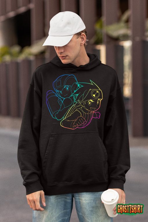 Mega Man Battle Network Gaming Design T-shirt
