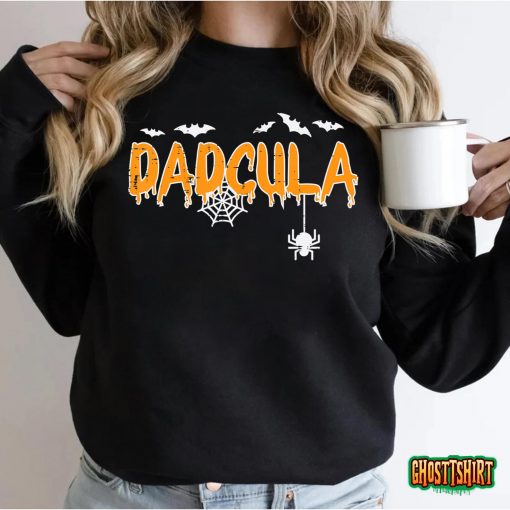 Mens Dadcula Daddy Matching Family Halloween Costume Dad Men T-Shirt
