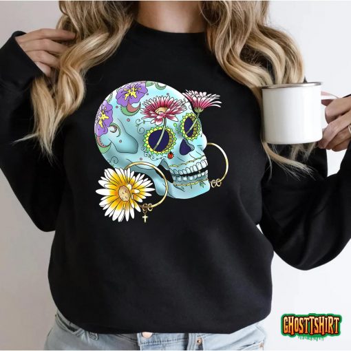 Mexican Calavera  Dia De Los Muertos  Day Of Dead T-Shirt