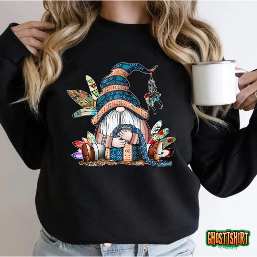 Native Gnome Cute Indian Native American Gnome T-Shirt