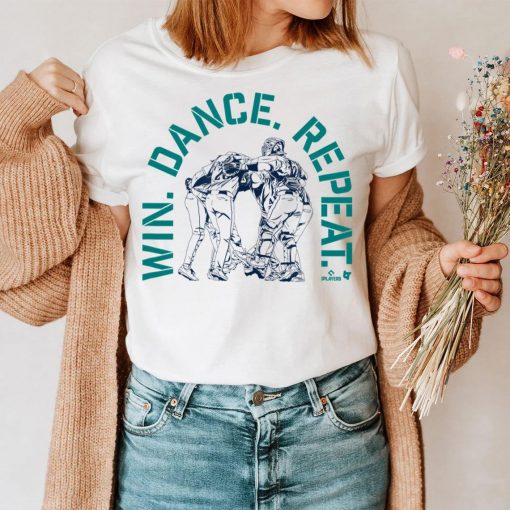 Officially Licensed – Seattle Baseball Win. Dance. Repeat. T-Shirt