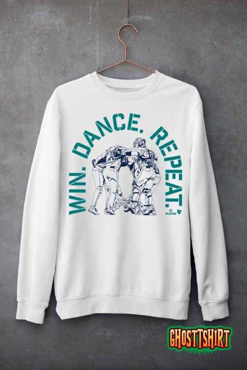 Officially Licensed – Seattle Baseball Win. Dance. Repeat. T-Shirt