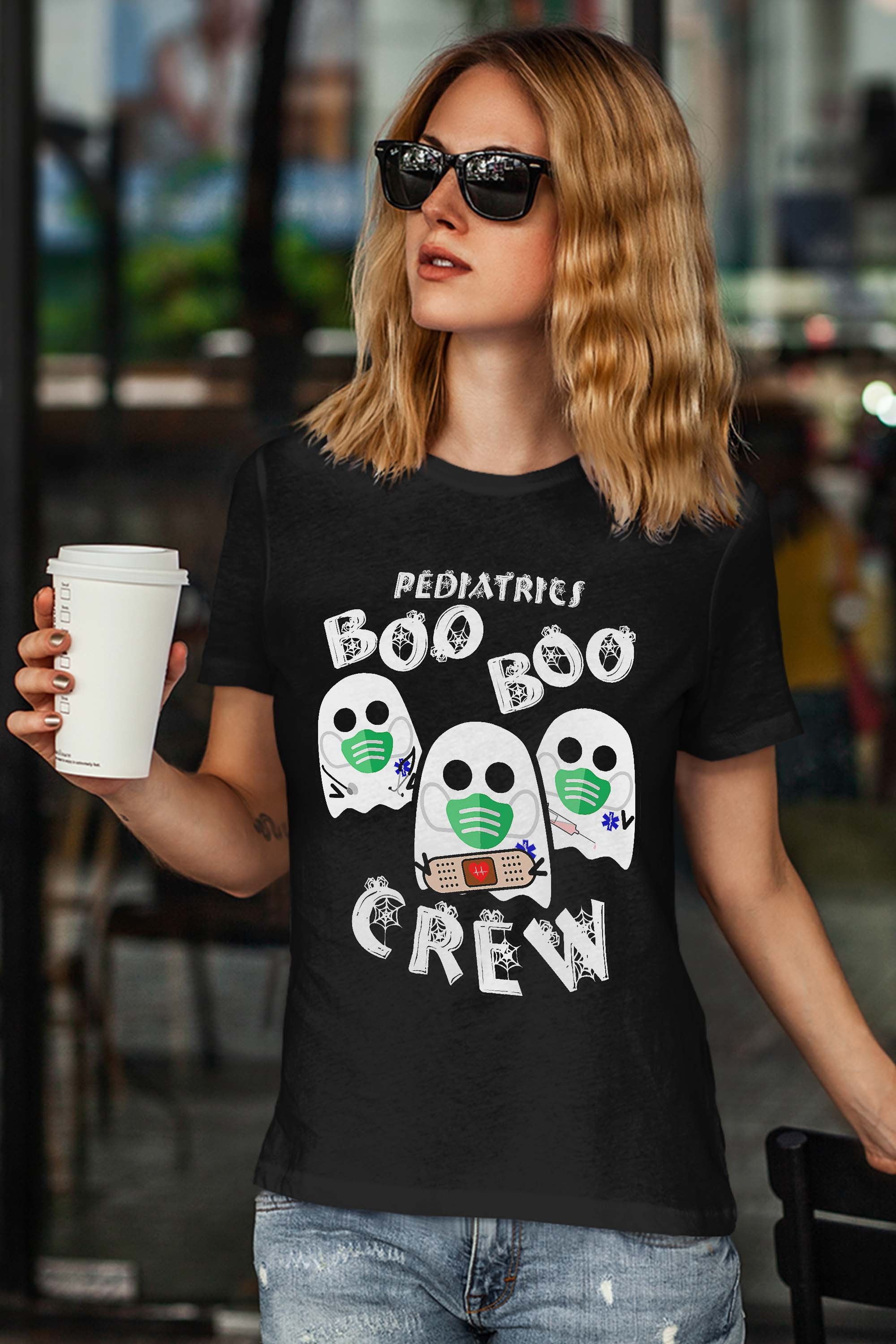Pediatrics Boo Boo Crew – Funny Nurse Halloween Peds Ward T-Shirt