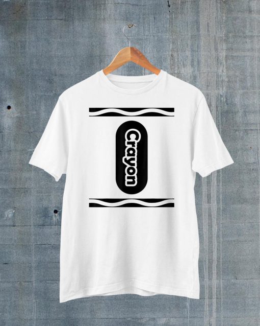 Pick Any Color Crayon Box Halloween Costume Couple & Group T-Shirt