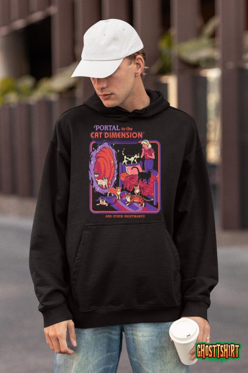 Portal To The Cat Dimension Halloween T-shirt