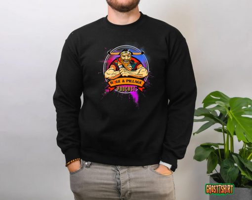 Rage and Pillage Podcast Multi-Color Logo Premium T-Shirt