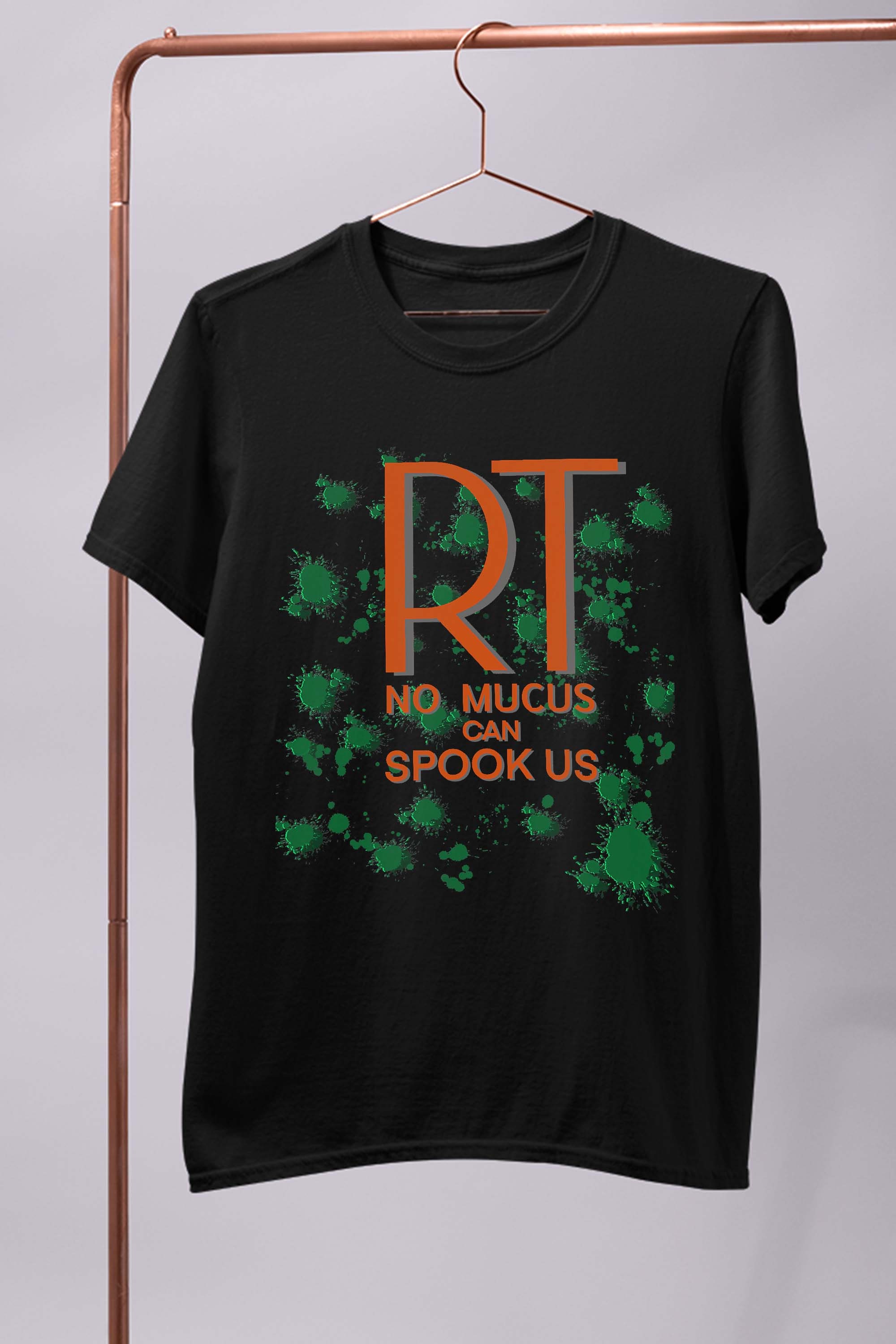 RT No Mucus Can Spook Us Halloween Respiratory Therapist Gift T-Shirt