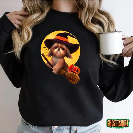 Shih Tzu Halloween Costume Shirt Men Women Boys Girls Dog T-Shirt