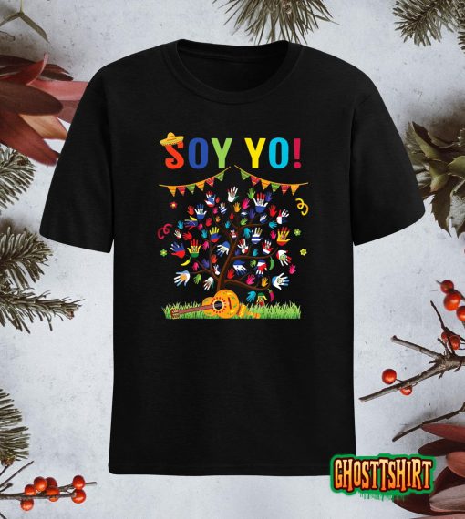 Soy Yo National Hispanic Heritage Month Latin Flags Tree T-Shirt