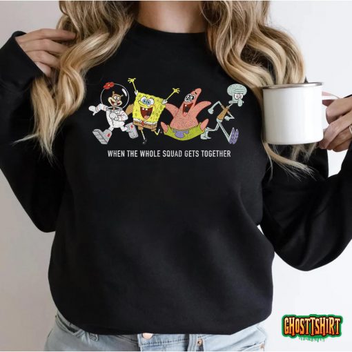 SpongeBob SquarePants Whole Squad Meme T-Shirt