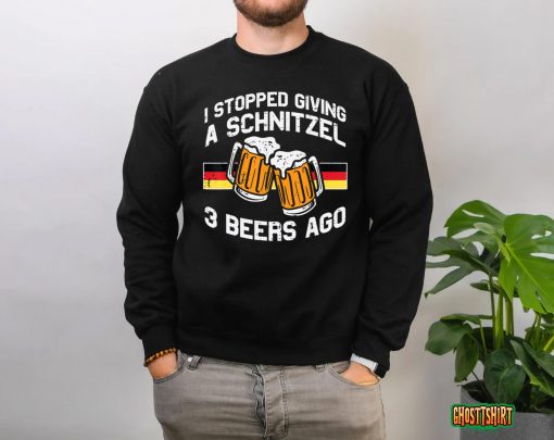Stopped Giving Schnitzel Funny Bavaria Oktoberfest Men Women T-Shirt