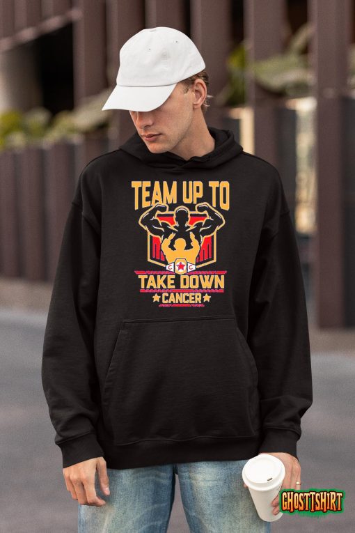 Team Up To Take Down Cancer T-shirt