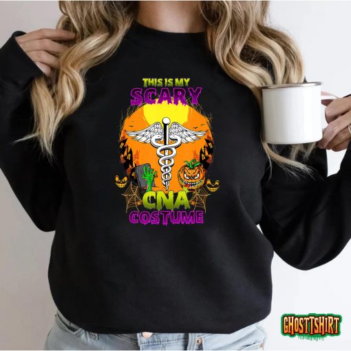This Is My Scary CNA Nurse Witch Halloween Costume CNA Life T-Shirt