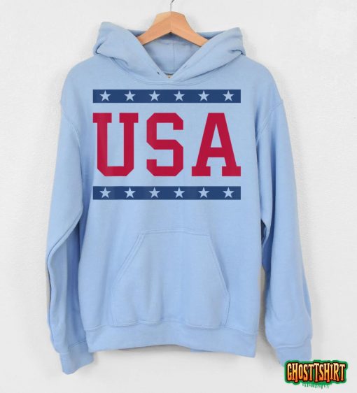 USA Shirt Women Men Kids Cool Patriotic American Flag Stars T-Shirt