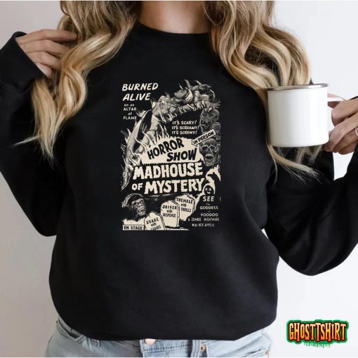 Vintage Halloween Monsters Slasher Horror Movie Horror Show T-Shirt