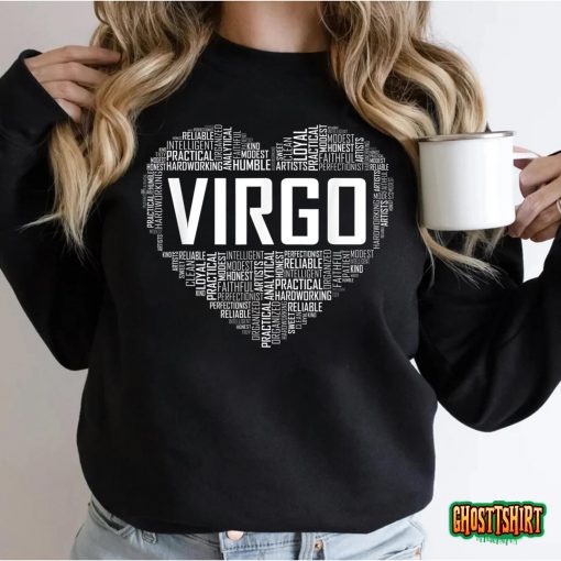Virgo Zodiac Traits Horoscope Astrology Sign T-Shirt