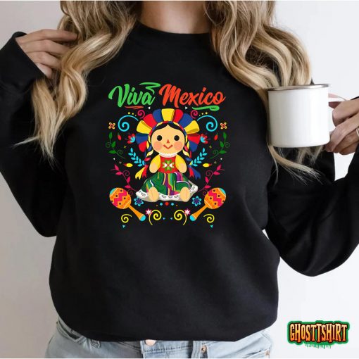 Viva Mexico Mexican Independence Day – I Love Mexico T-Shirt