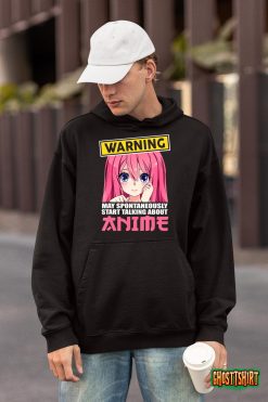 Warning May Spontaneously Start Talking About Anime Girls T-Shirt