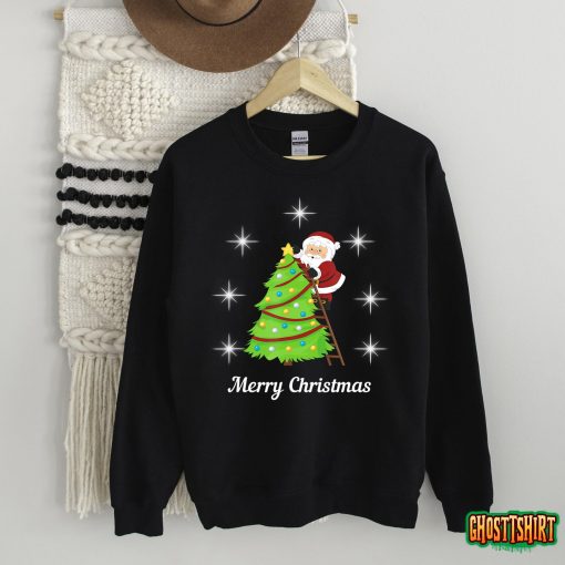 Women’s Christmas Reindeer Christmas Plaid Shirt Sweatshirt