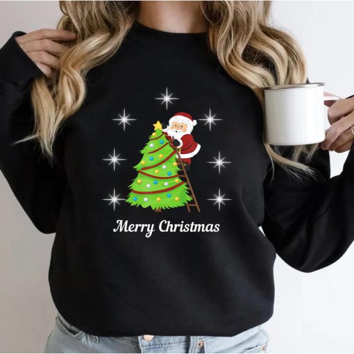 Women’s Christmas Reindeer Christmas Plaid Shirt Sweatshirt