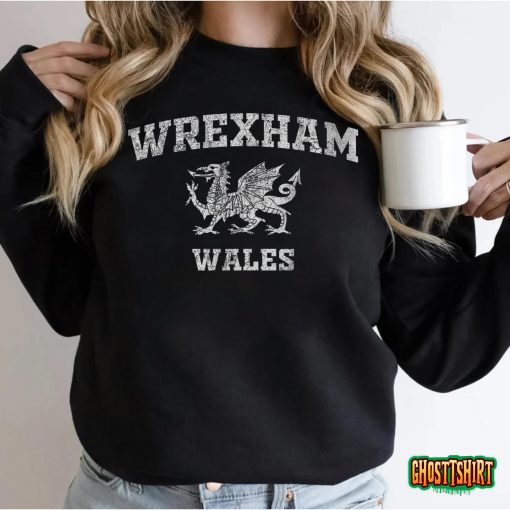 Wrexham Wales Retro Vintage T-Shirt