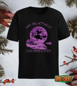 Yes Actually I Can Drive A Stick Halloween 2022 T-Shirt