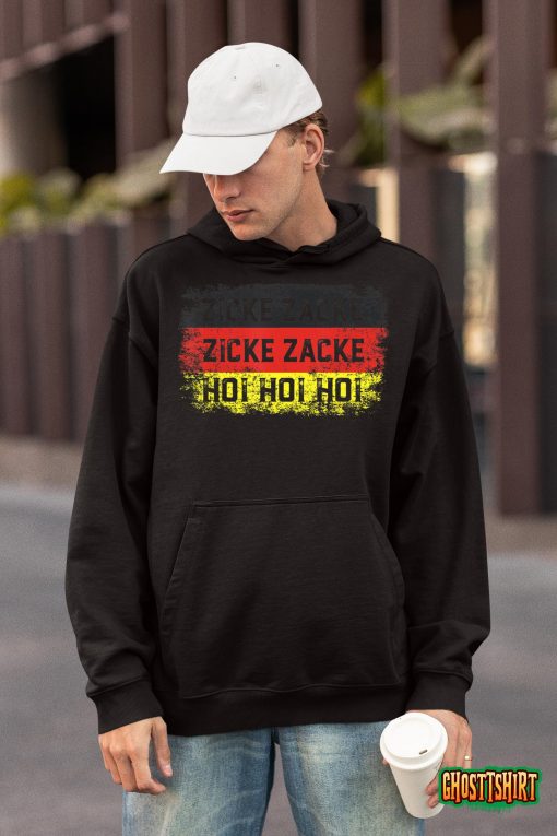Zicke Zacke Hoi Happy Oktoberfest German Flag Party T-Shirt