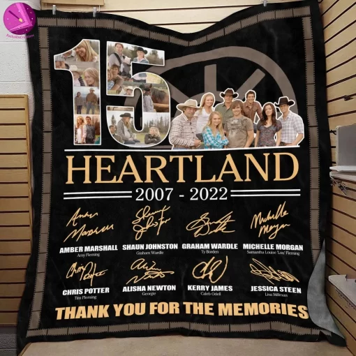 15 Years Heartland Anniversary 2022 Funny Movie Fleece Blanket