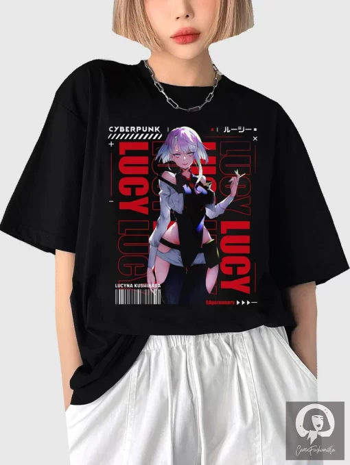 Cyberpunk Edgerunners Lucy Rebecca T-Shirt