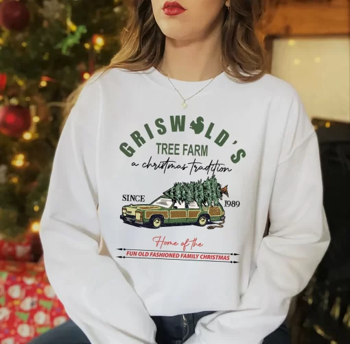 Vintage Griswold’s Christmas Fun Old Fashioned Family Christmas Sweatshirt