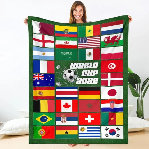 World Cup 2022 Blanket