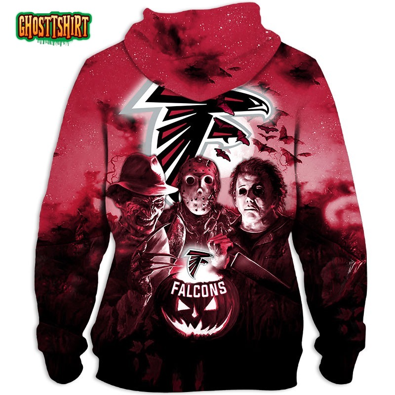 18% OFF Atlanta Falcons Hoodies 3D Halloween Horror Night Sweatshirt  Pullover – 4 Fan Shop