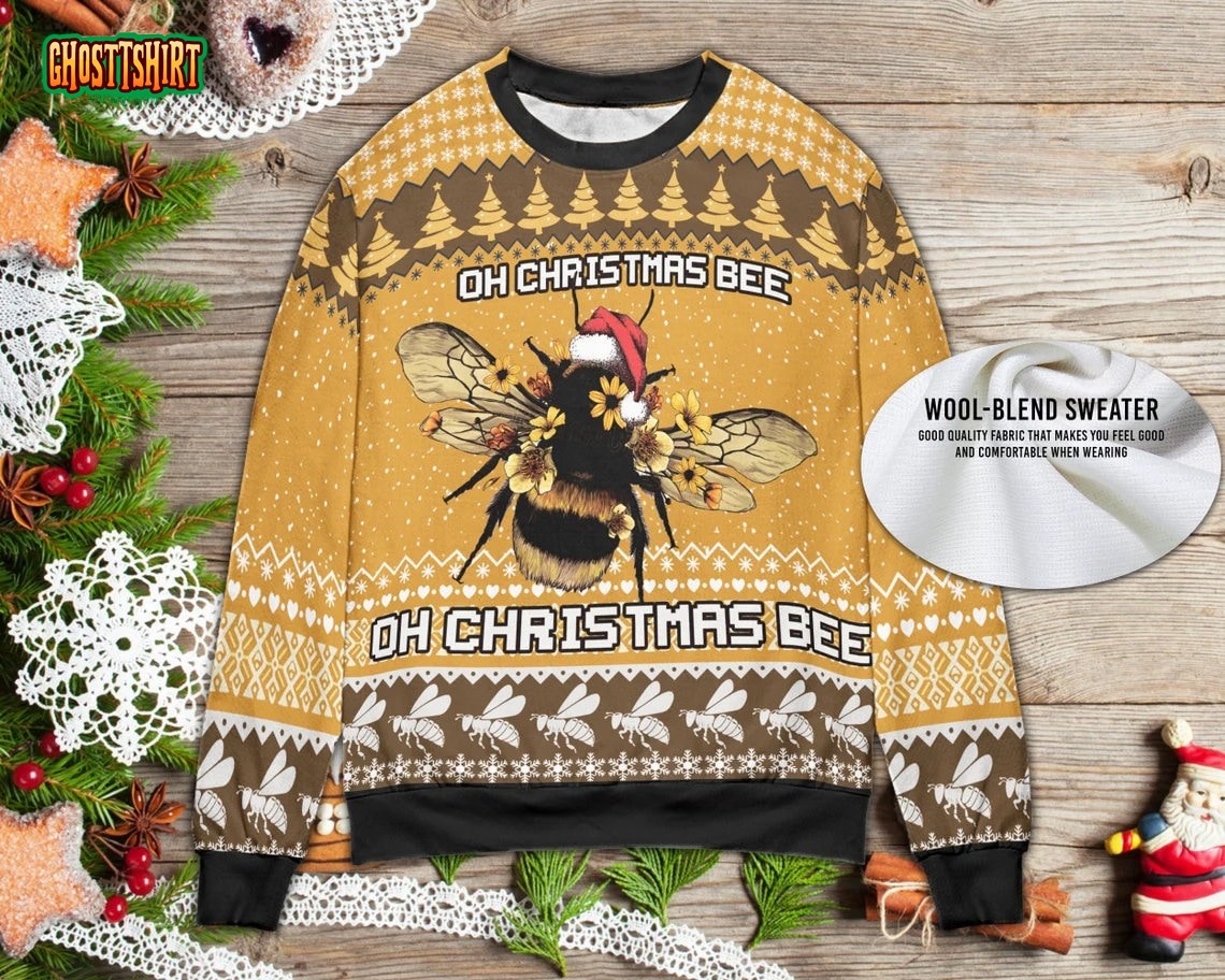 Bee Ugly Christmas  3D Full Printing Sweater