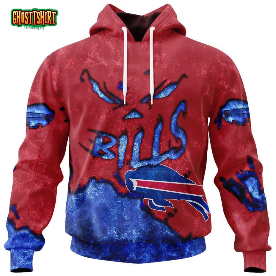 Buffalo Bills Hoodie 3D devil eyes gift for fans