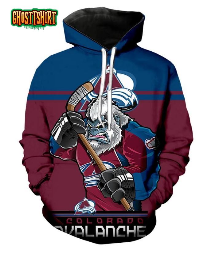 Colorado Avalanche Hoodie 3D Ultra-cool Long Sleeve gift for fans