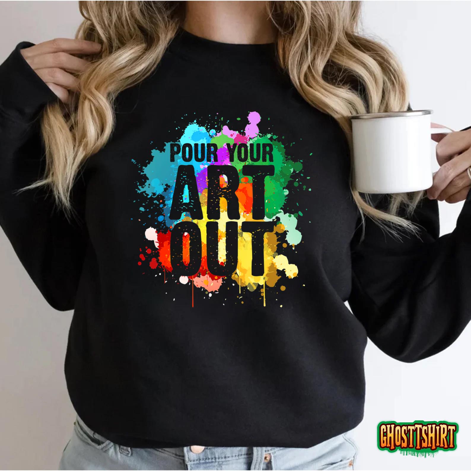 Cool Artist Art For Men Women Paint Painter Artist Painting Sweatshirt