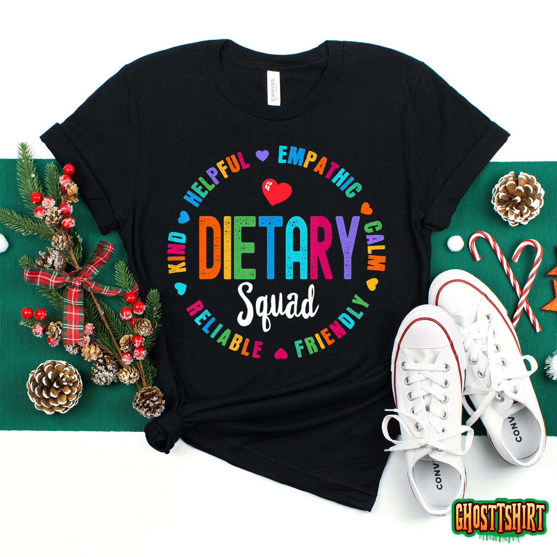 Dietary SQUAD Appreciation Week healthcare Dietitian Squad TShirt