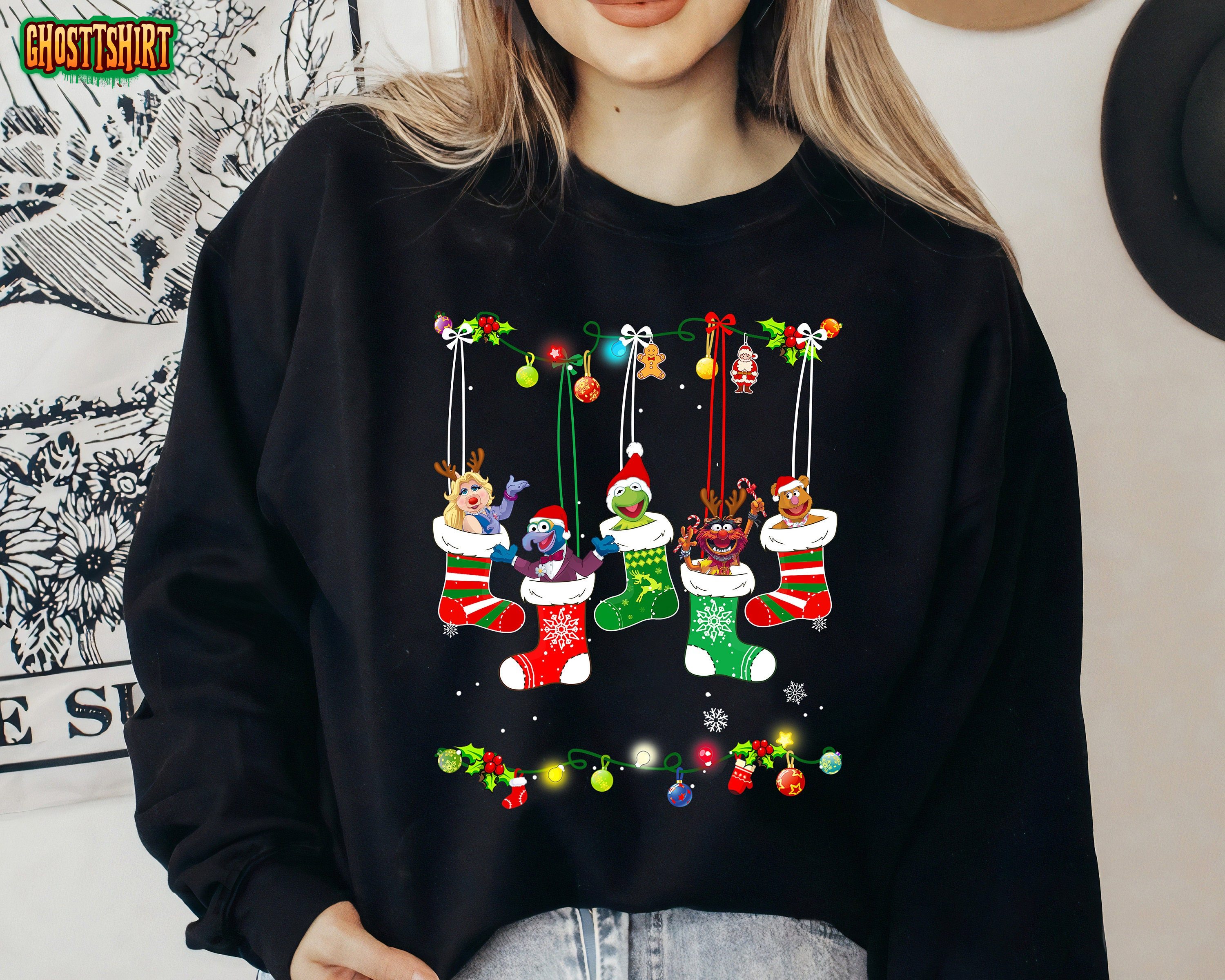 Disney The Muppets Christmas Socks Sweatshirt